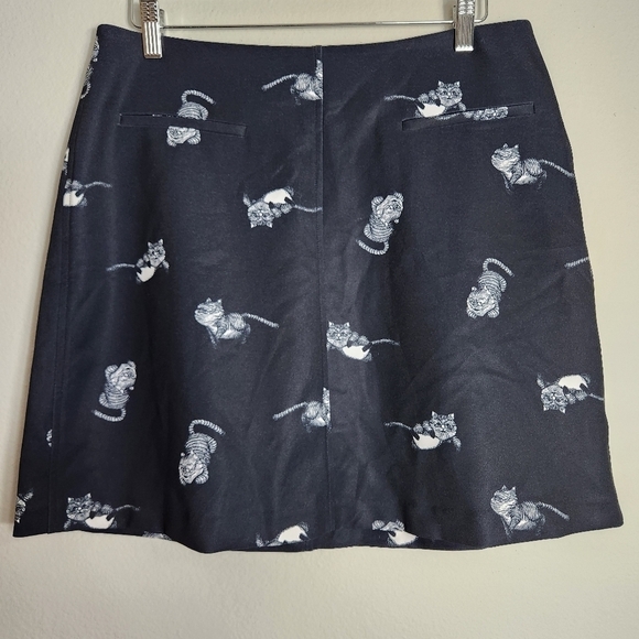Alice Through the Looking Glass Black Cheshire Cat Skirt-Size 10 - Picture 1 of 6